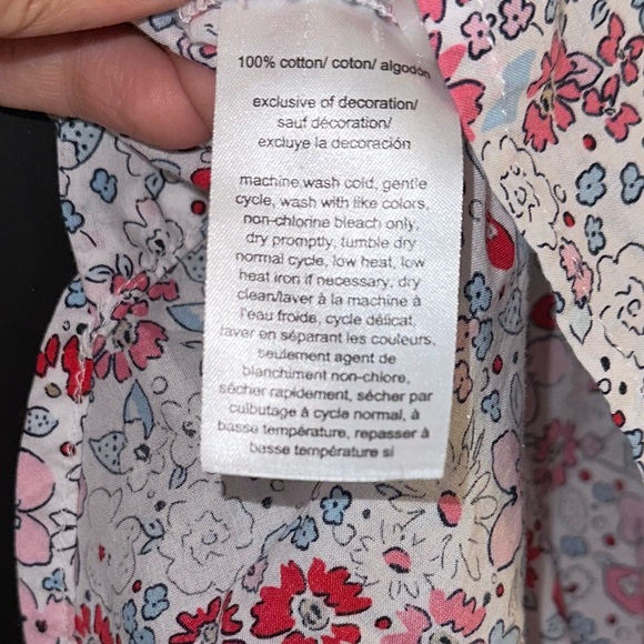 Like New Tommy Hilfiger Floral Camp Shirt size M - Picture 6 of 7